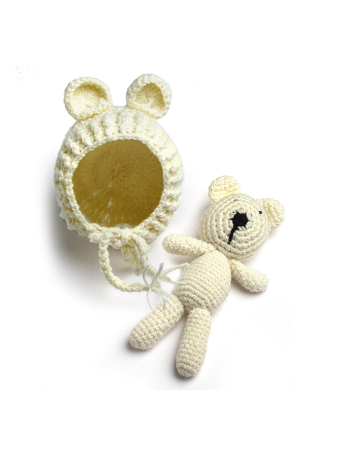 Babymoon Infants Bear Teddy Woollen Beanie