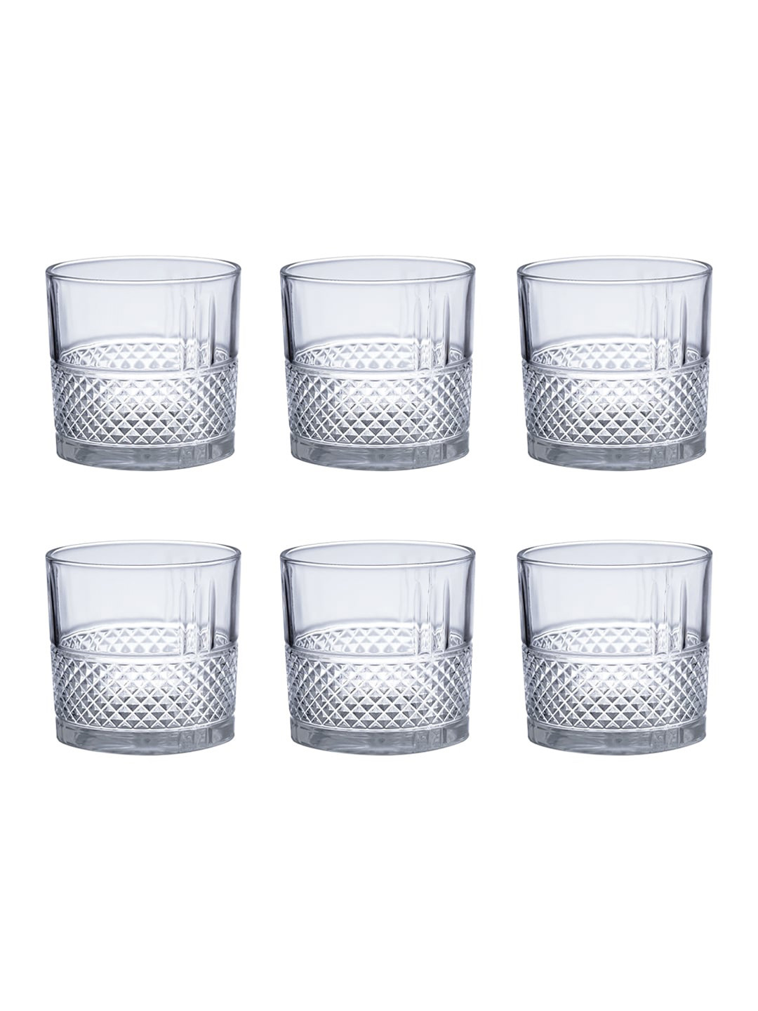 ceradeco 8 Pieces Easy to Clean Whisky Glass with Ice Bucket & Tong
