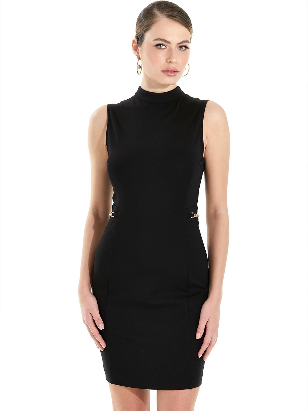 GUESS High Neck Bodycon Dress