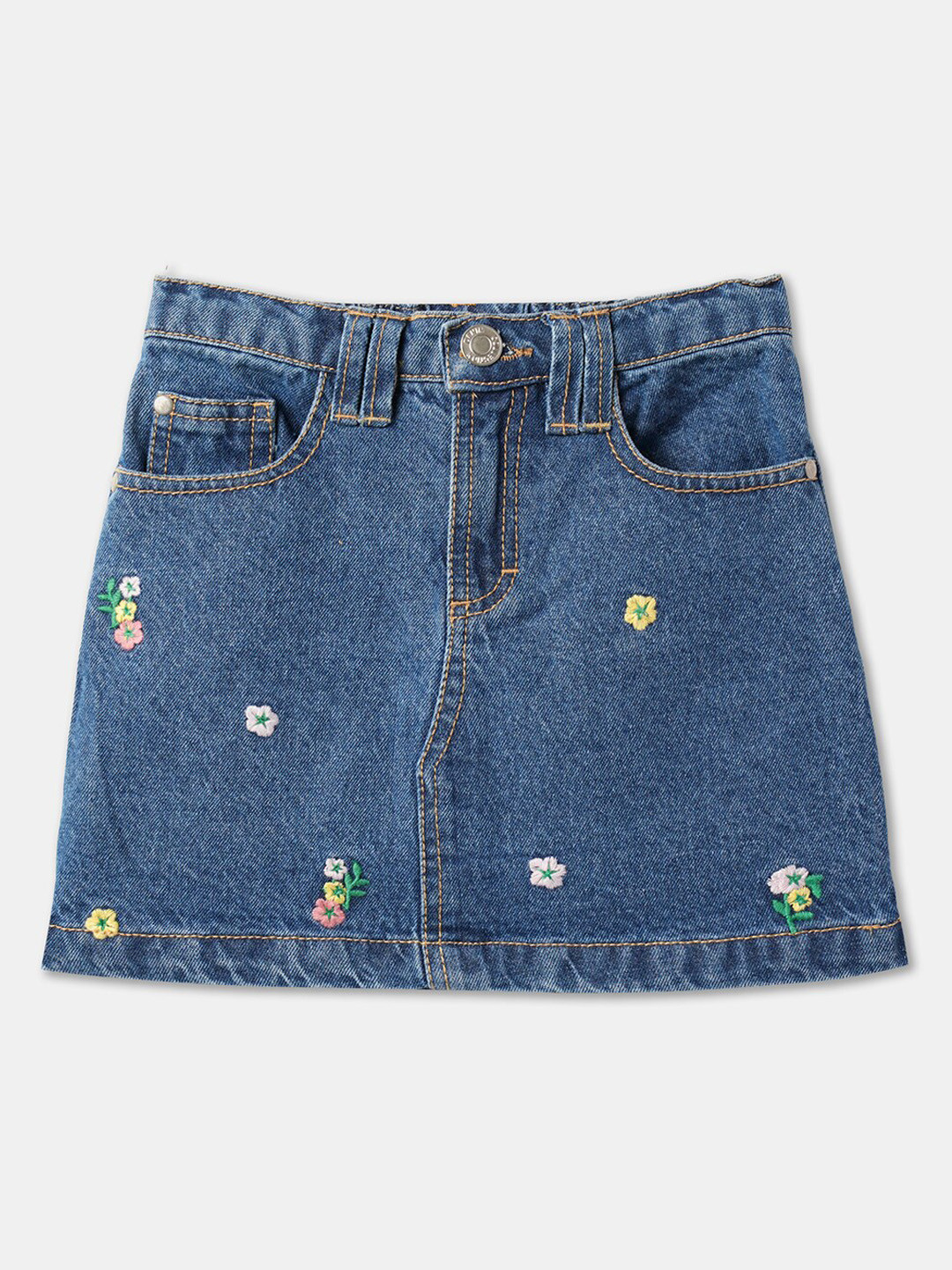 R&B Girls Self-Design A-Line Mini Skirts