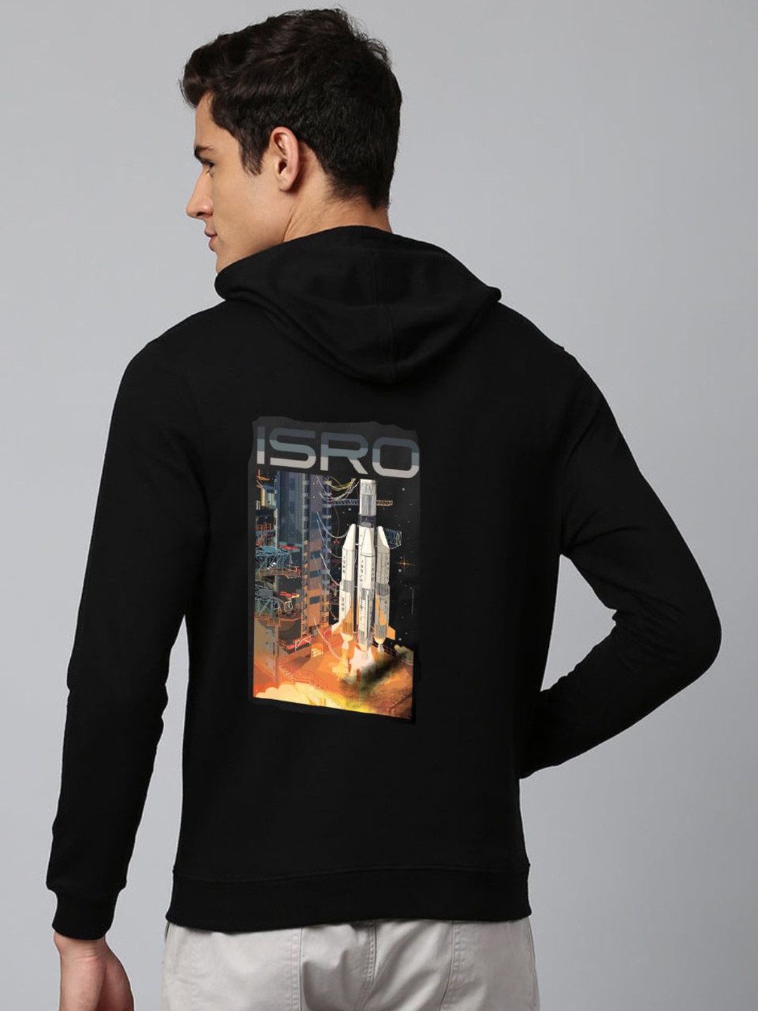 Ascend 47 Women Black Printed T-shirt