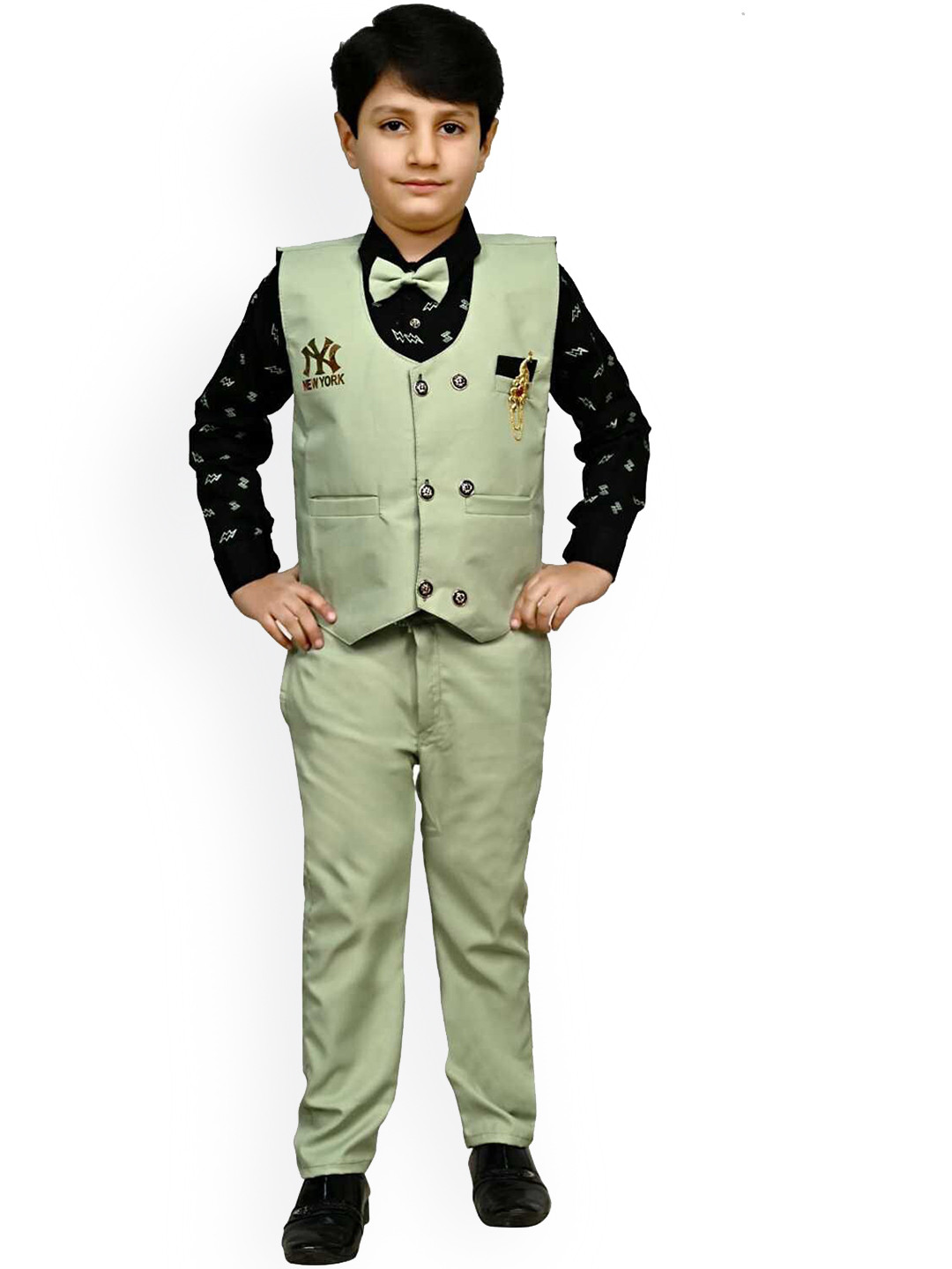 BAESD Boys Double Breasted Suit