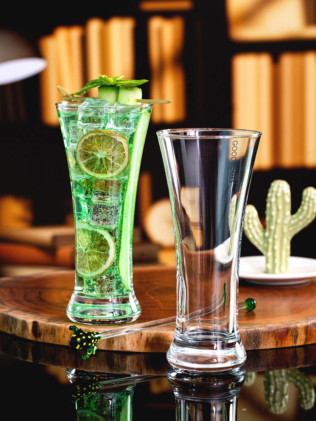 GOODHOMES Transparent Bar and Drinkware