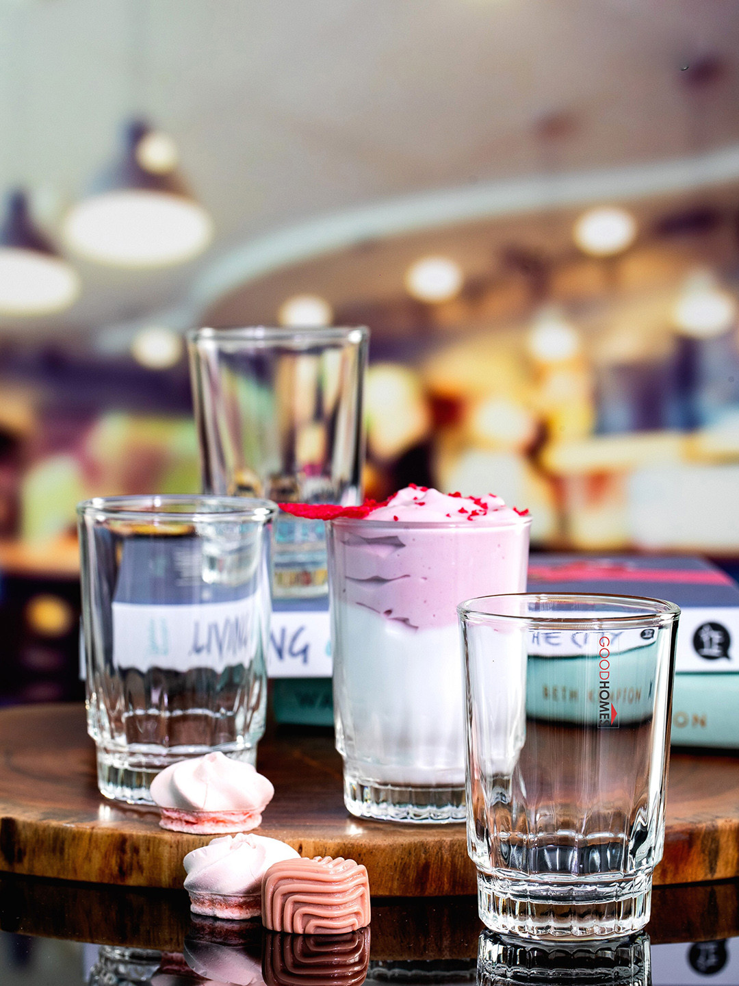 GOODHOMES Transparent Bar and Drinkware