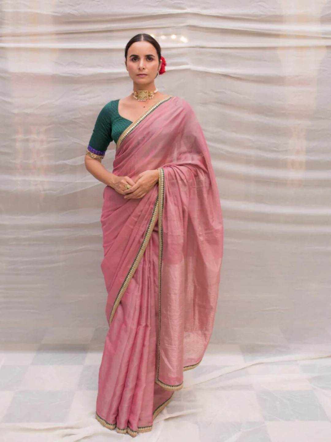 PriyankaRaajiv Chanderi Saree