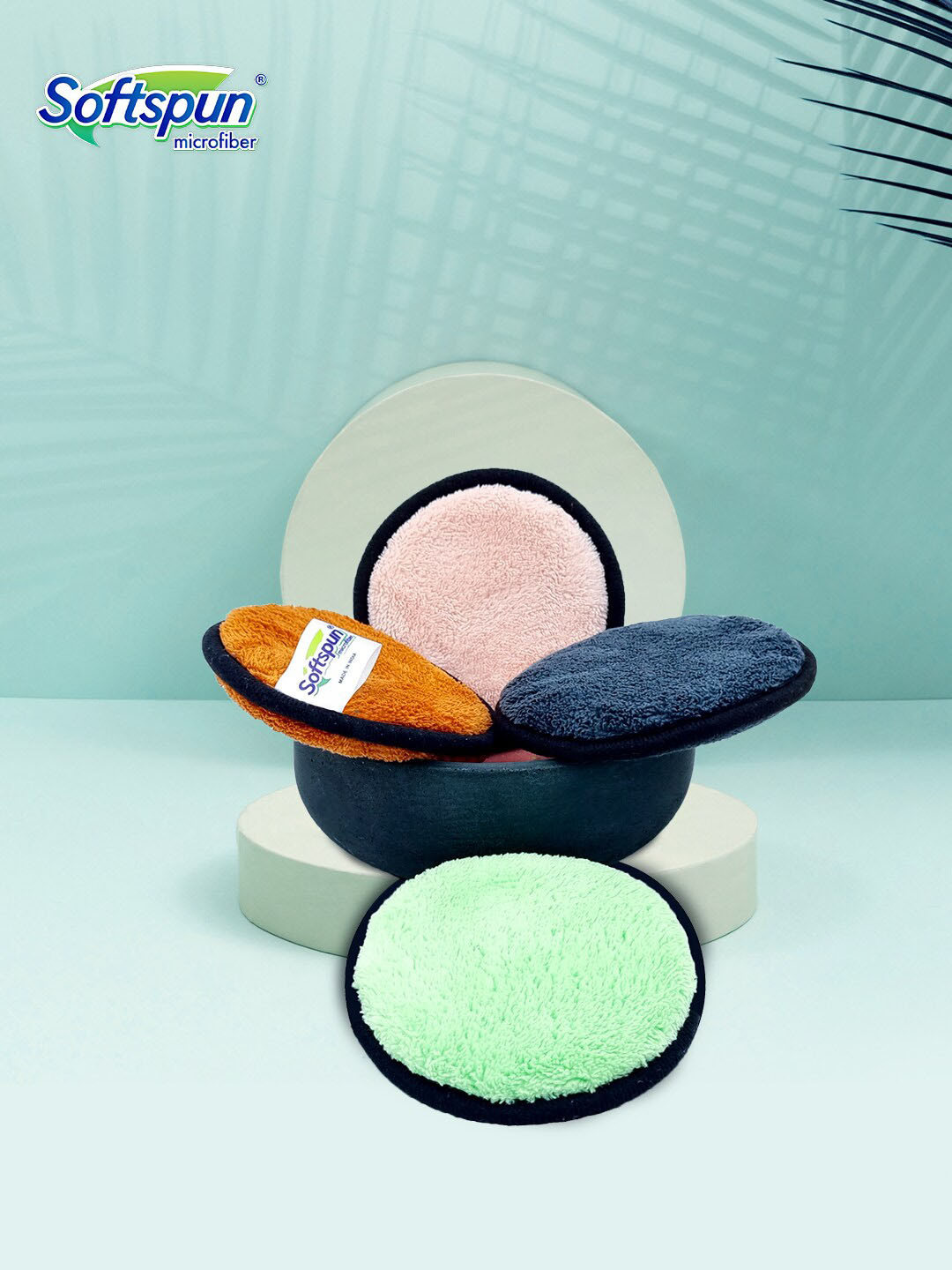 Softspun Microfiber Set Of 4 Reusable Makeup Remover