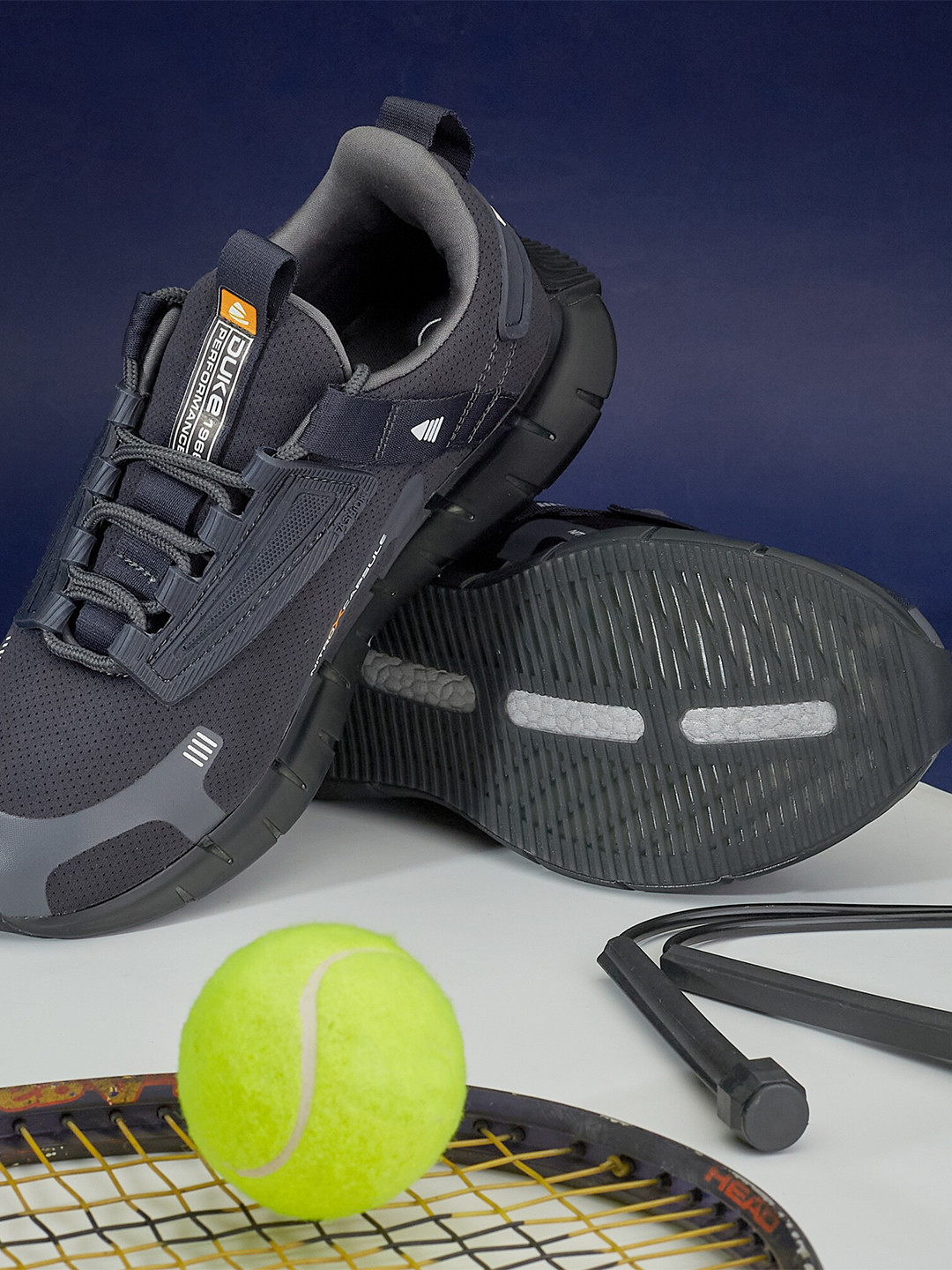 Duke Men Textured Lace-Ups Training or Gym Shoes