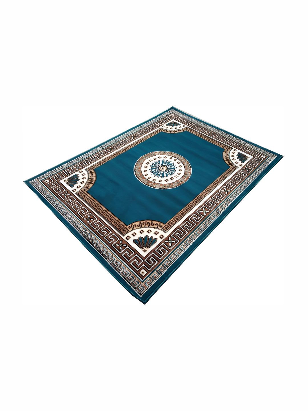 Asad Emporium Rugs Blue & White Floral No Shredding Carpet