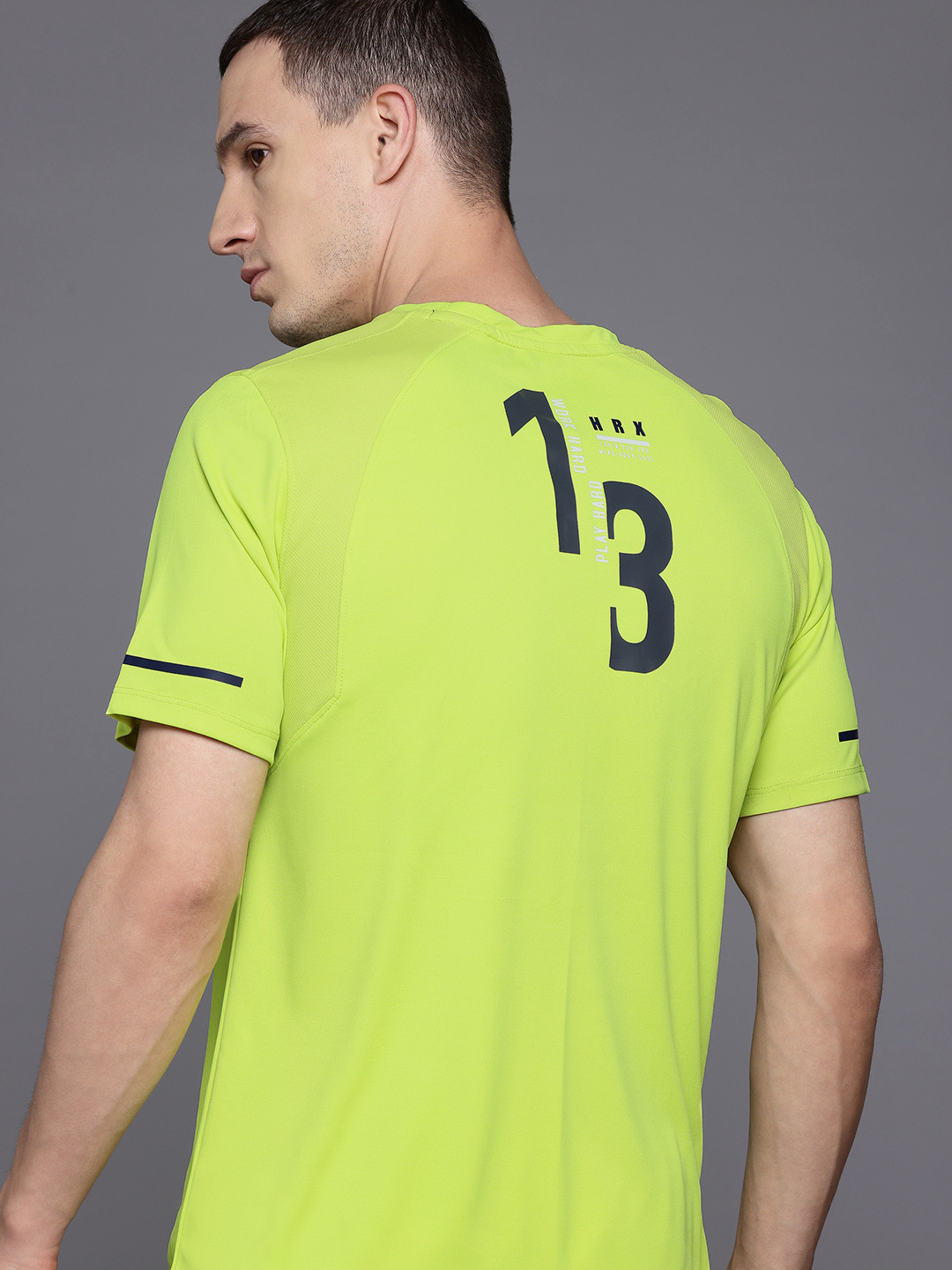 HRX by Hrithik Roshan Varsity Printed Training T-shirt