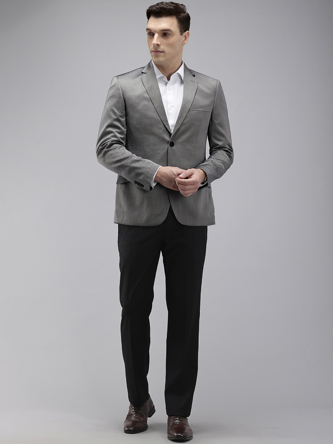 Park Avenue Regular Fit Notched Lapel Collar 2 Piece Party Suit