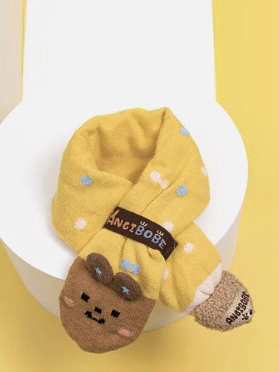 Little Surprise Box LLP Kids Graphic Printed Woolen Muffler With Beanie