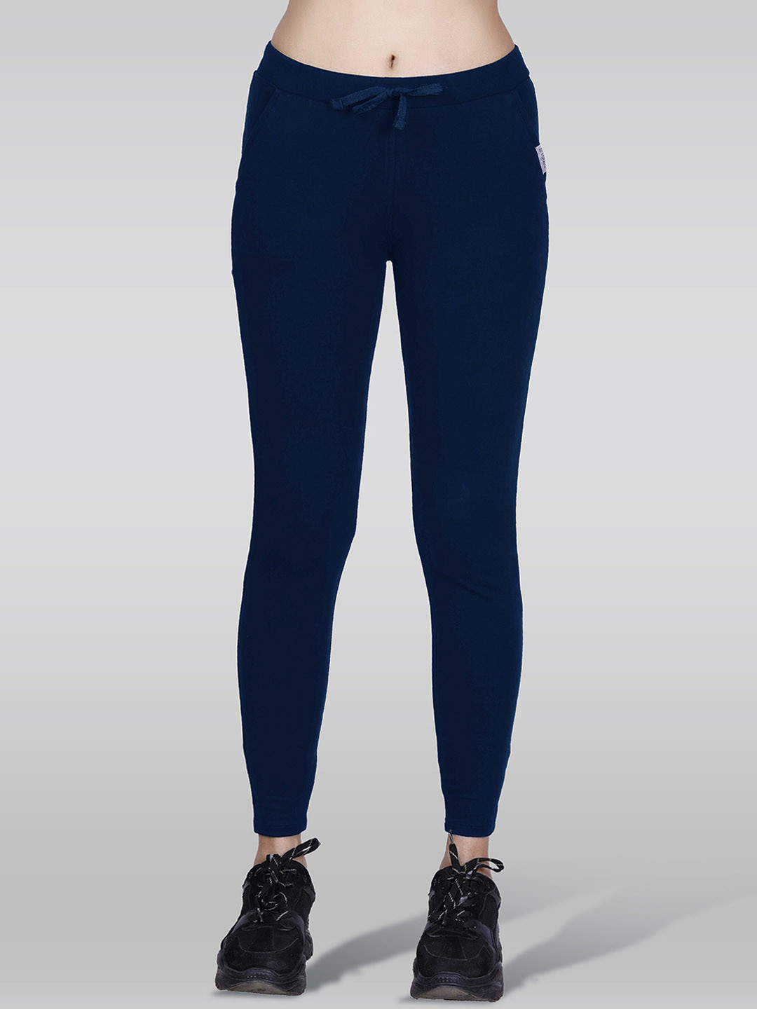 LAASA  SPORTS Women Ribbed Waistband Slim-fit Tights