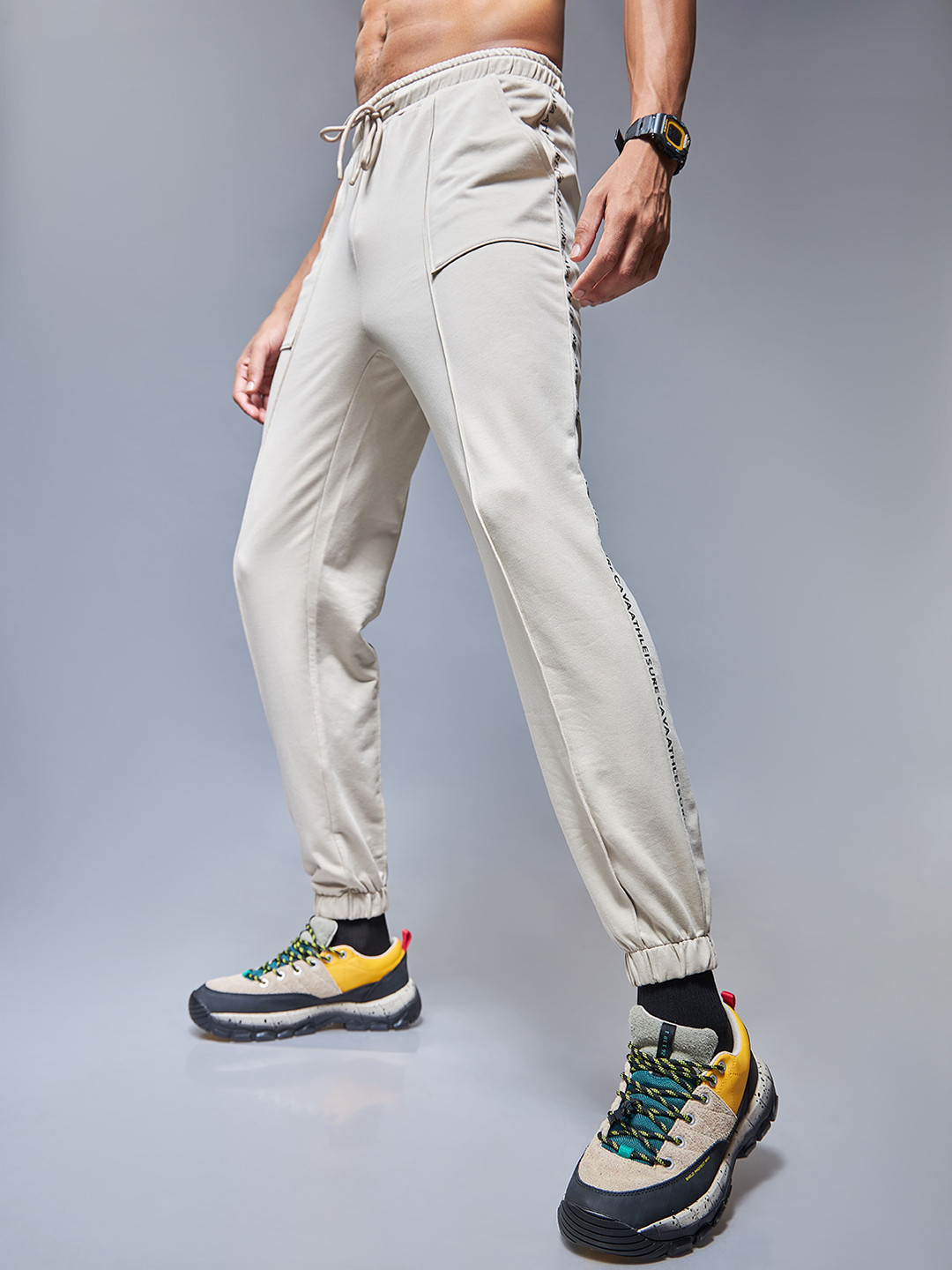 Cava Beige Signature Sprint Joggers