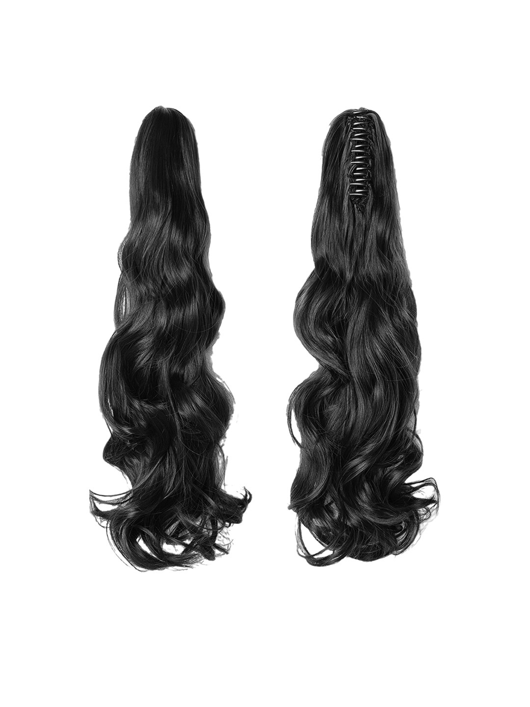 FIMBUL Claw Clip Ponytail Hair Extension - Black