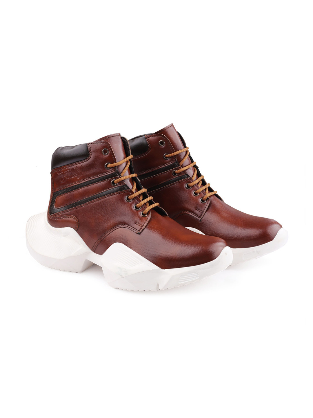 Bxxy Men Elevator Hidden Height Increasing Casual Lace-up Sneaker Shoes