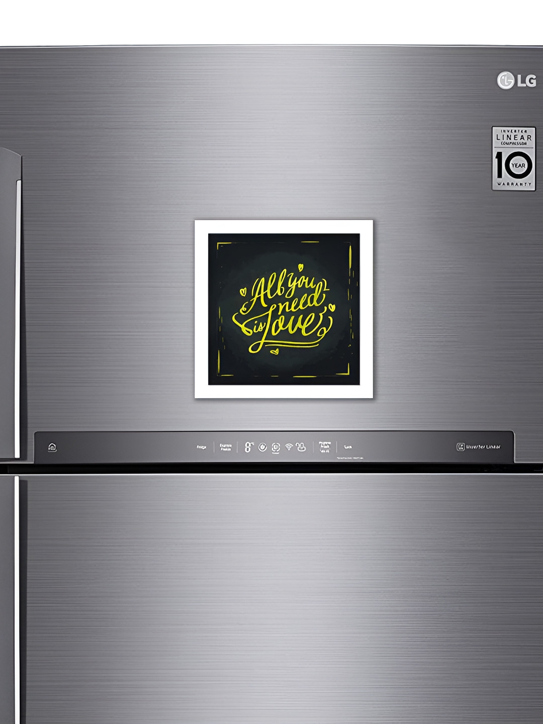 ARTBUG Black & Yellow Printed Fridge Decorative Magnets