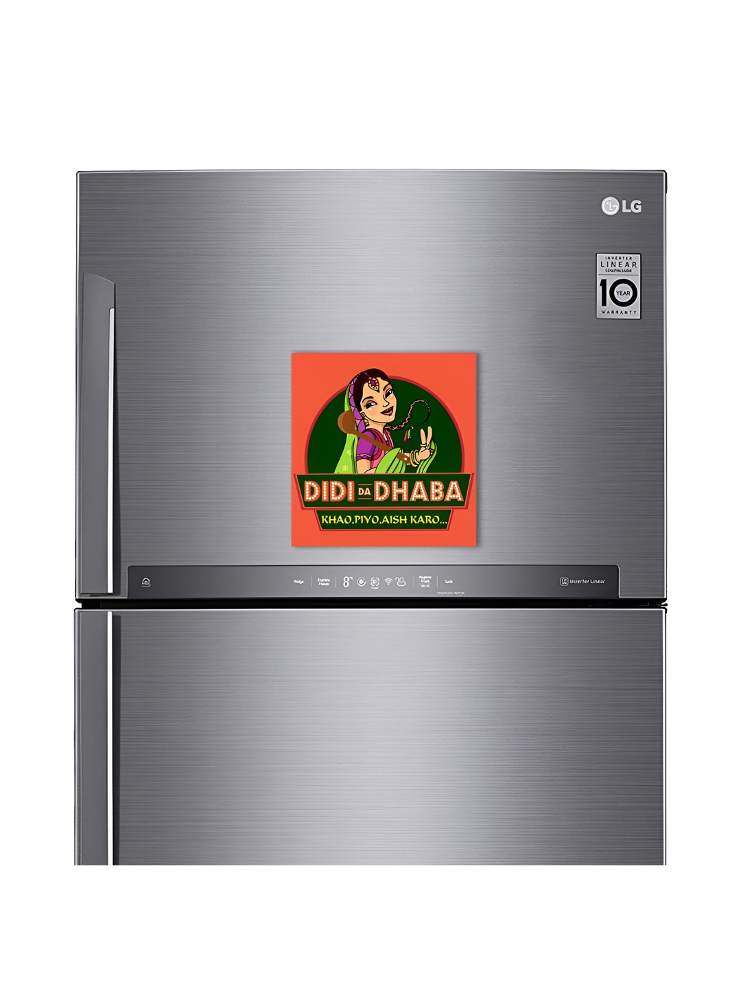 ARTBUG Red & Green Printed Decorative Magnets