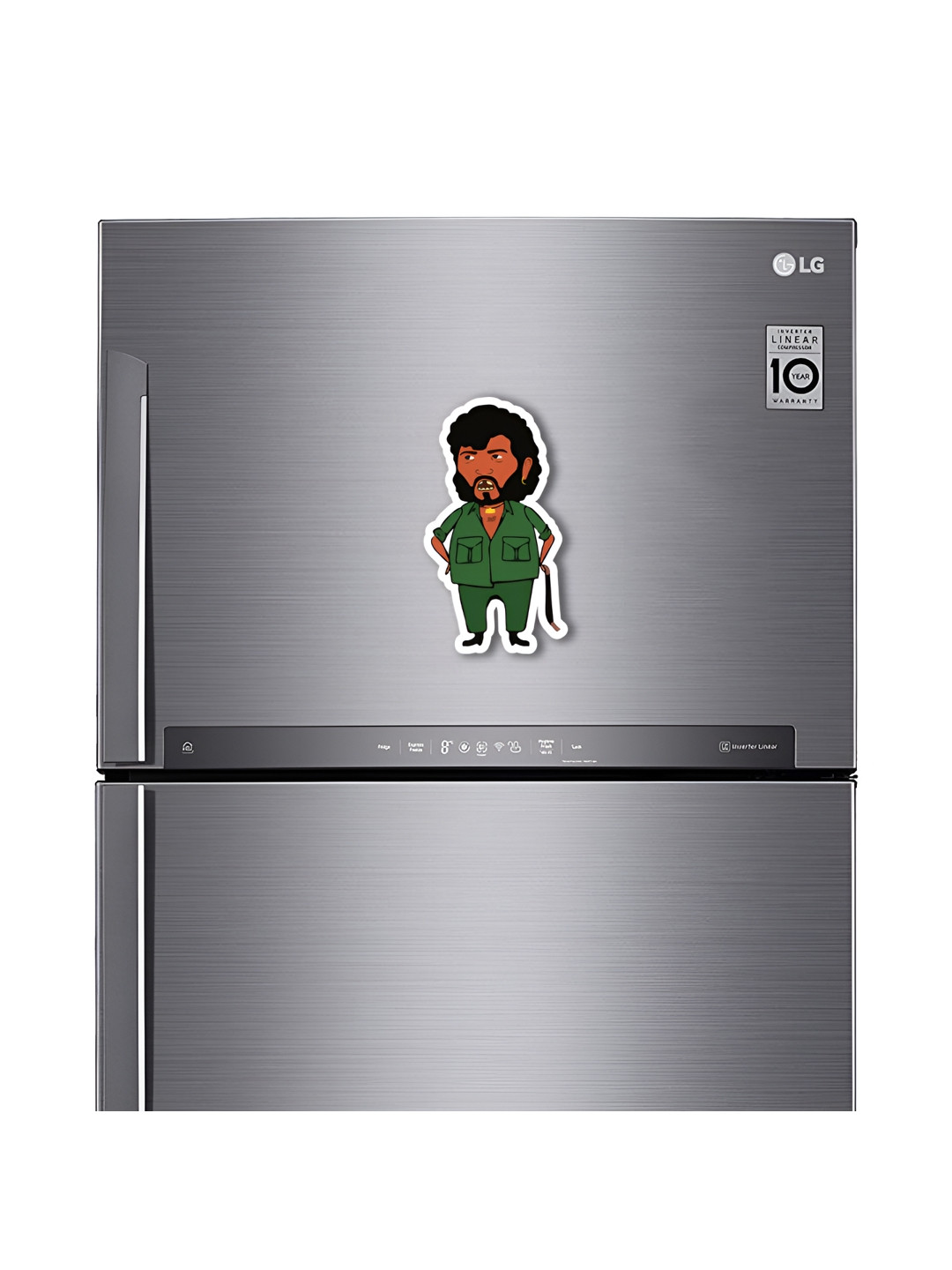 ARTBUG Green Gabbar HD Quality Decorative Fridge Magnet