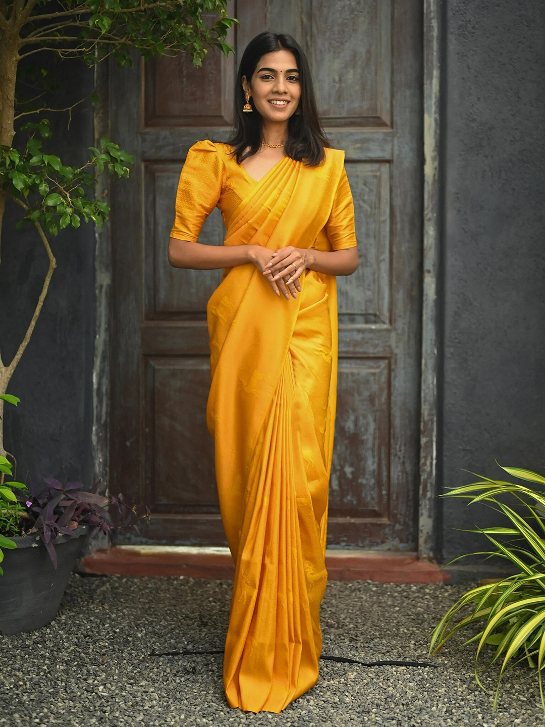 BerMondsey Woven Design Banarasi Saree