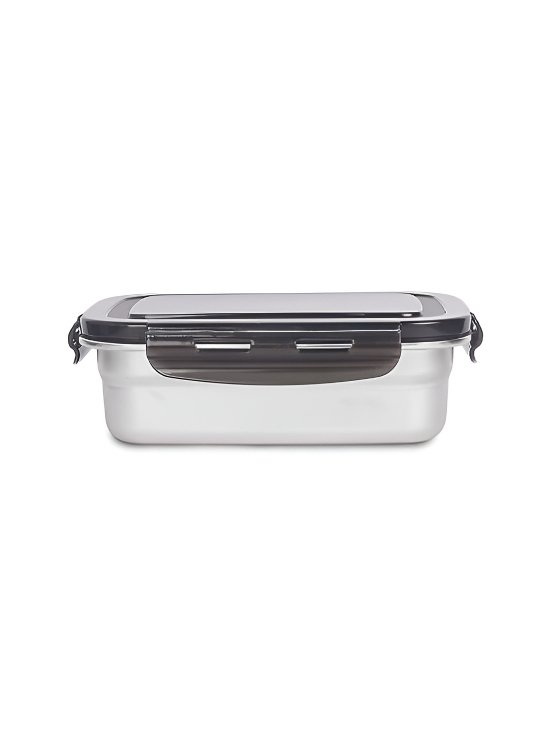 Femora Black Stainless Steel Dishwasher Safe Food Container With Lid 1600 ml