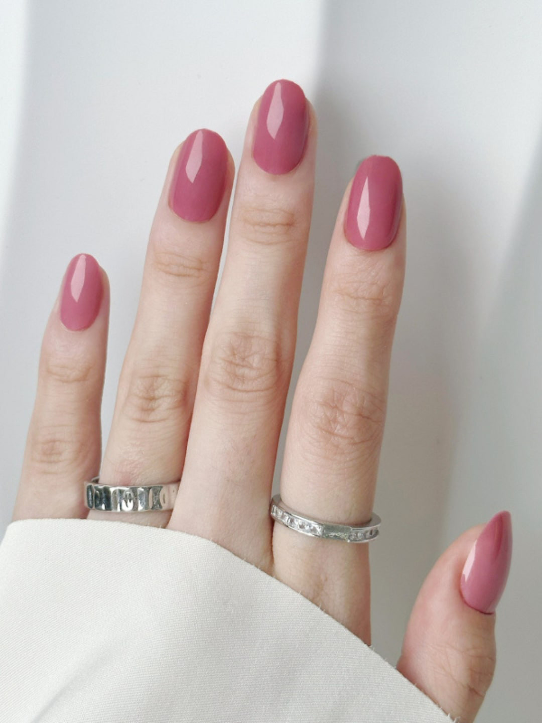 FEELHIGH 24Pcs Reusable Long Lasting Artificial Fake Nail Set - 27