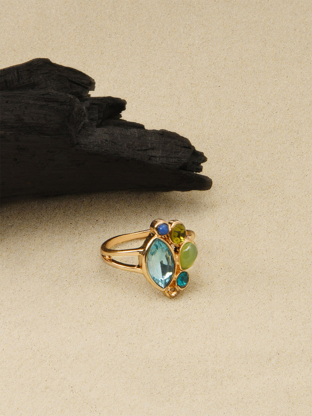 Accessorize Gem Cluster Finger Ring