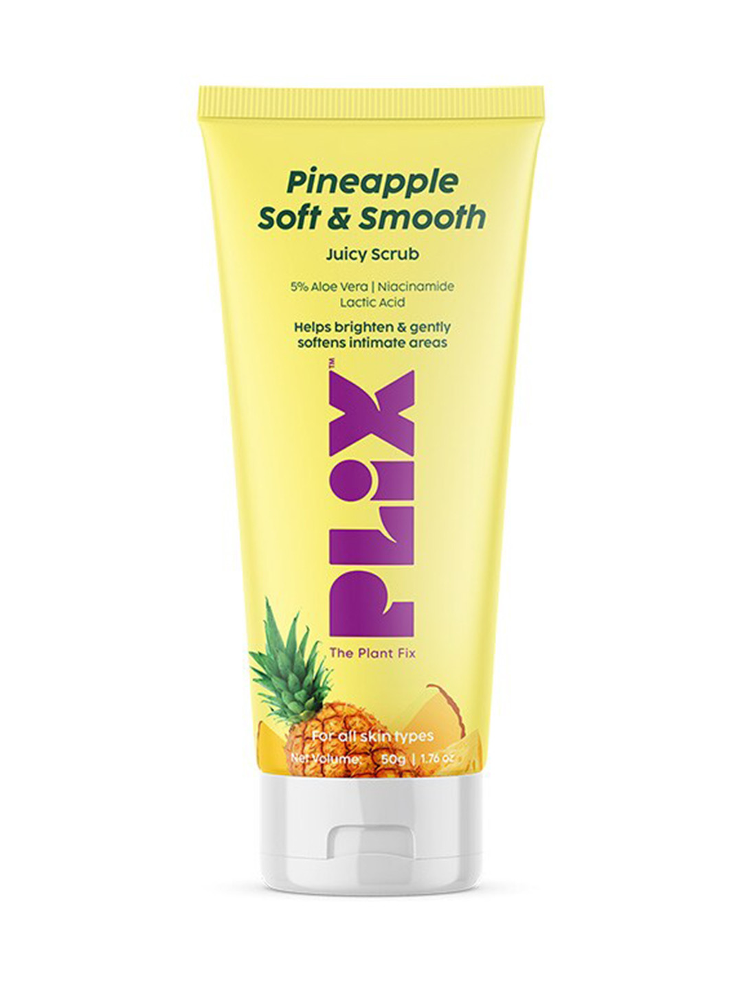 PLIX THE PLANT FIX Pineapple Soft & Smooth Juicy Scrub - 50g
