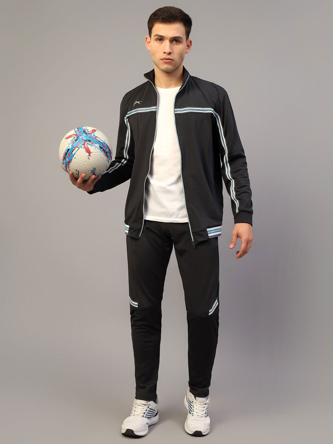 Shiv Naresh Mock Collar Jacket & Track Pant