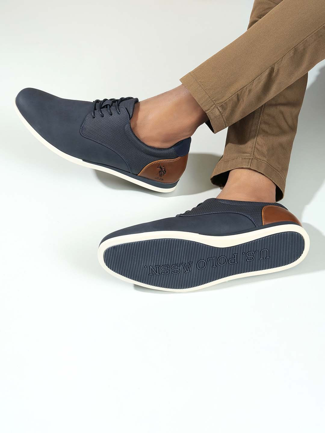 U.S. Polo Assn. Men Darryl 2.0 Nvy Casual Lace Up Shoes