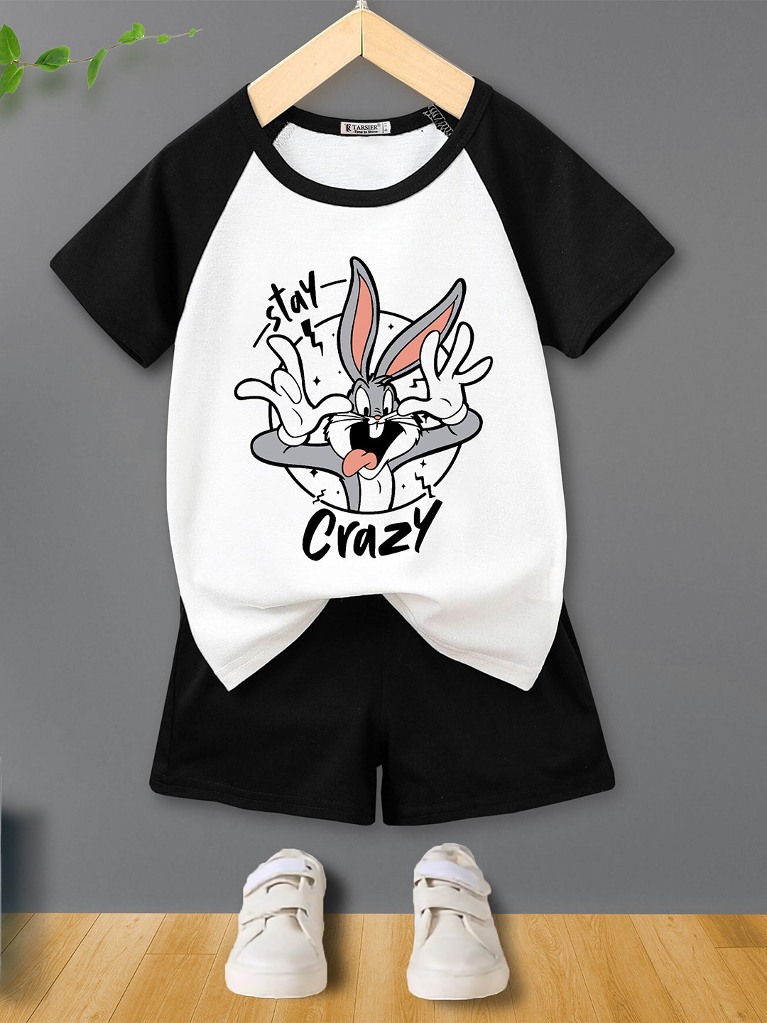 BAESD Kids Tom & Jerry Printed Pure Cotton T-shirt with Shorts