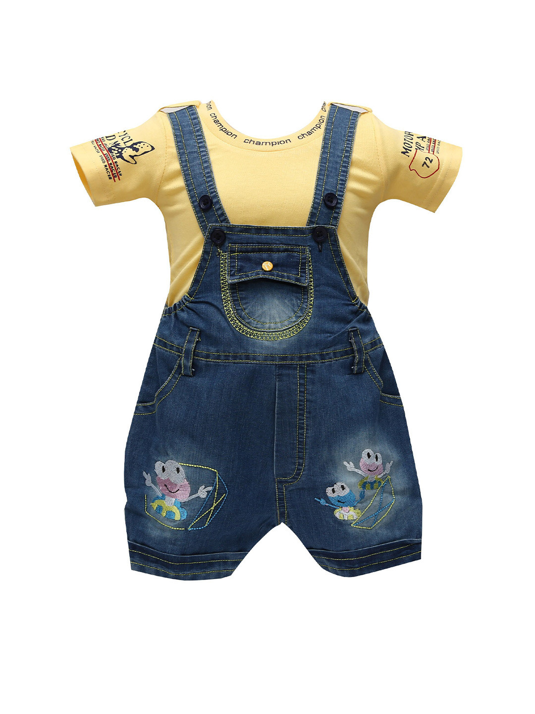 BAESD Kids Denim Dungarees