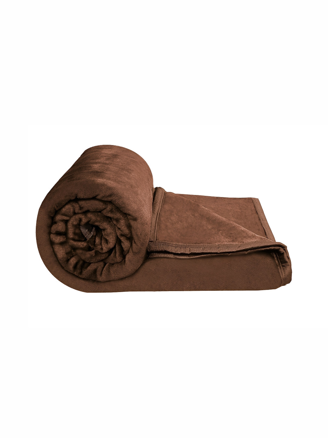 bsb home Coffee Brown Mild Winter 300 GSM Double Bed Blanket