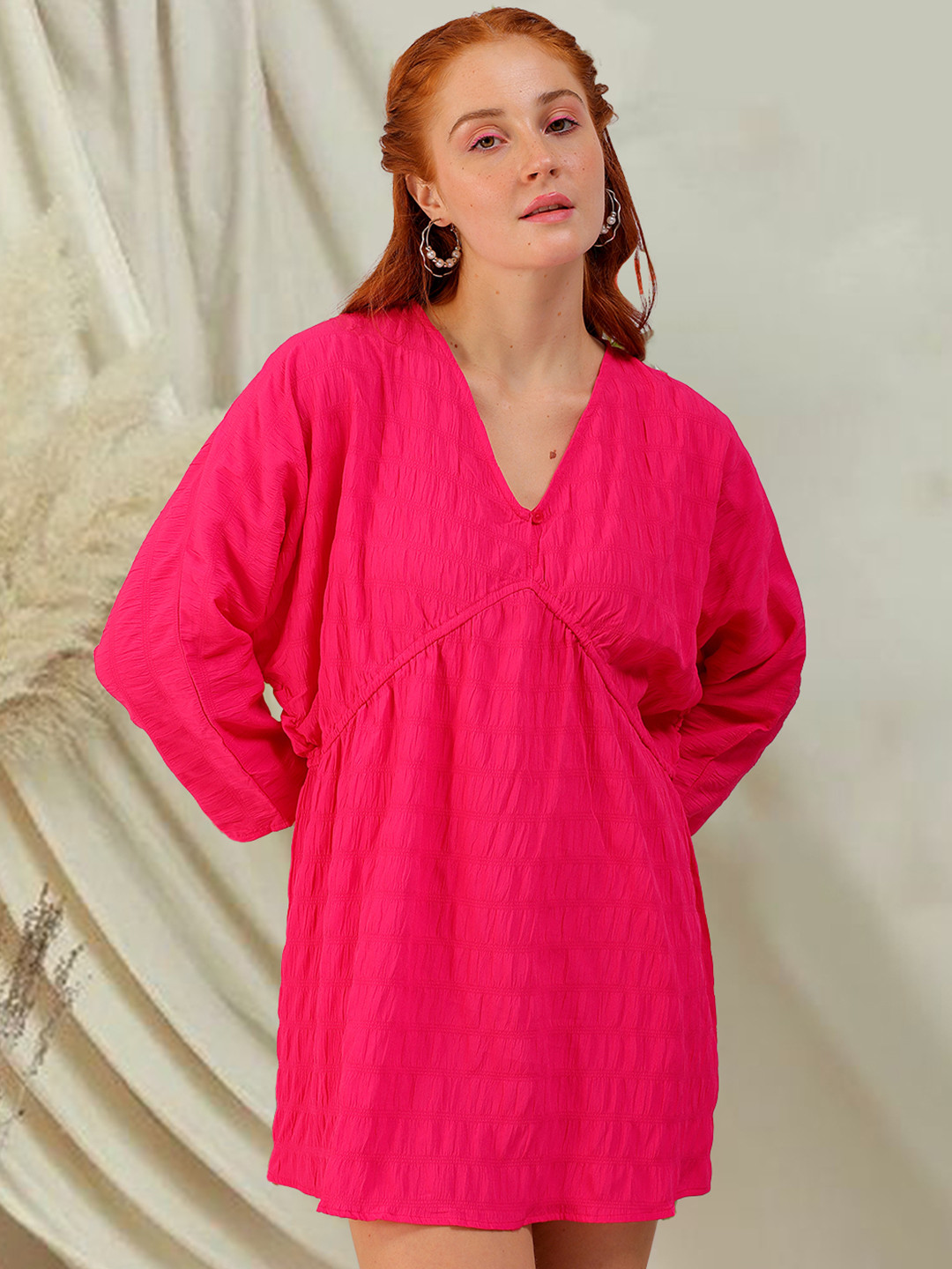 Freehand by The Indian Garage Co Fit Flare Midi Dress