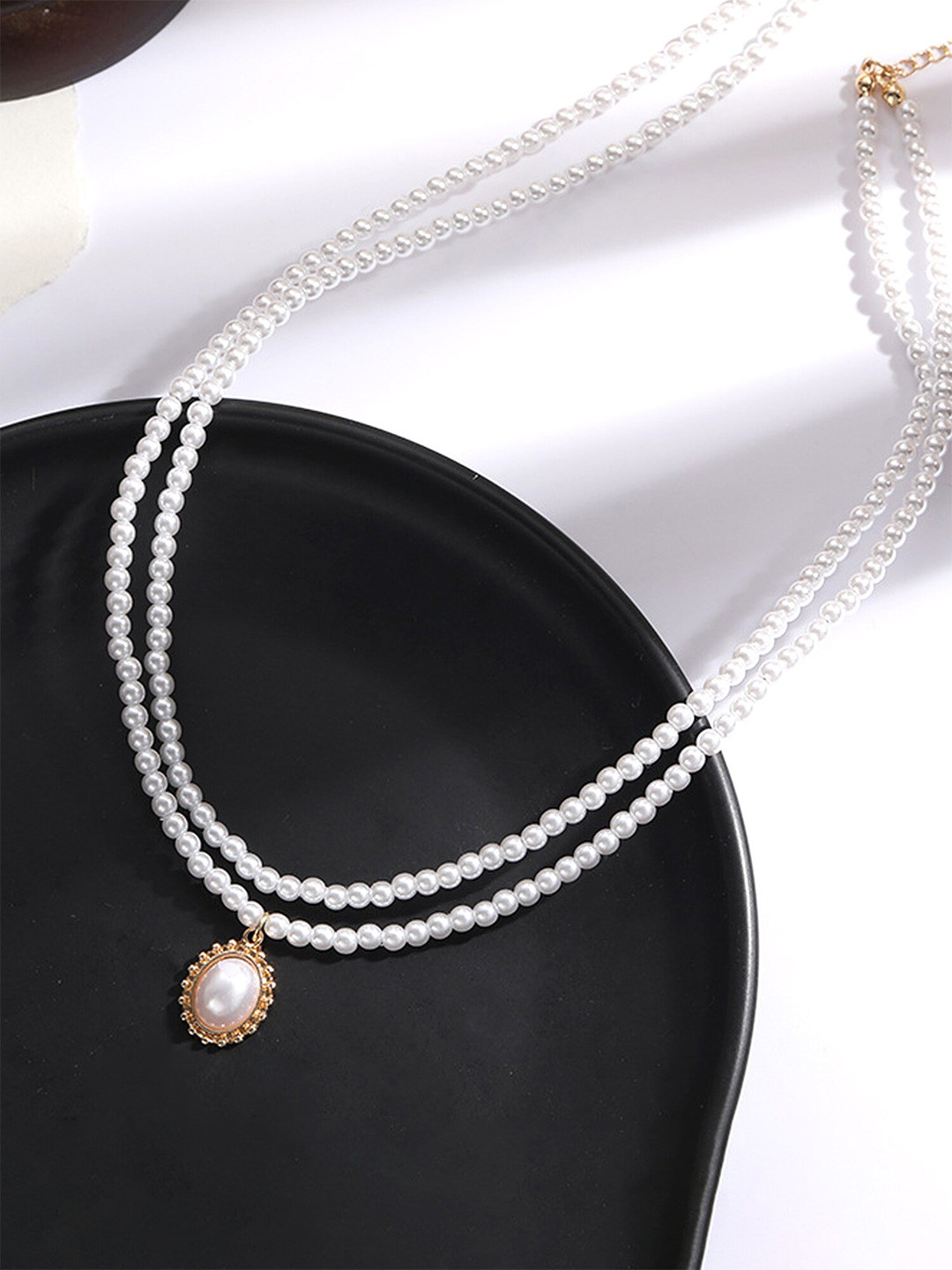 Yellow Chimes Beaded Statement Necklace