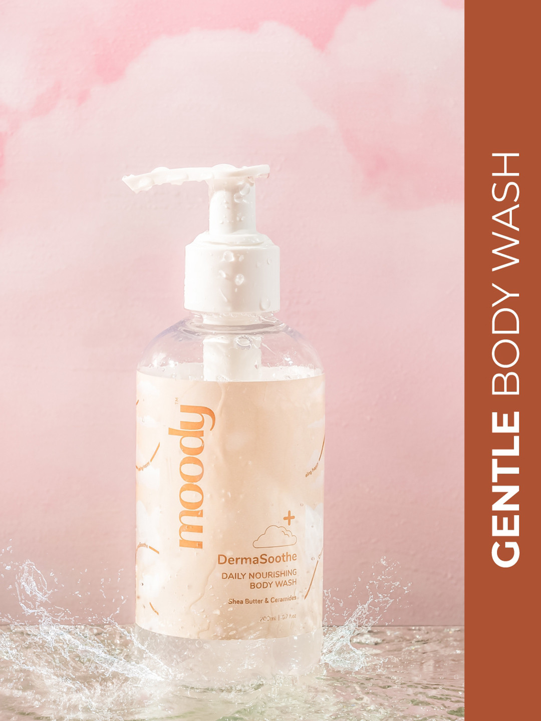 MOODY DermaSoothe Daily Nourishing Body Wash with Ceramides & Shea Butter - 200 ml