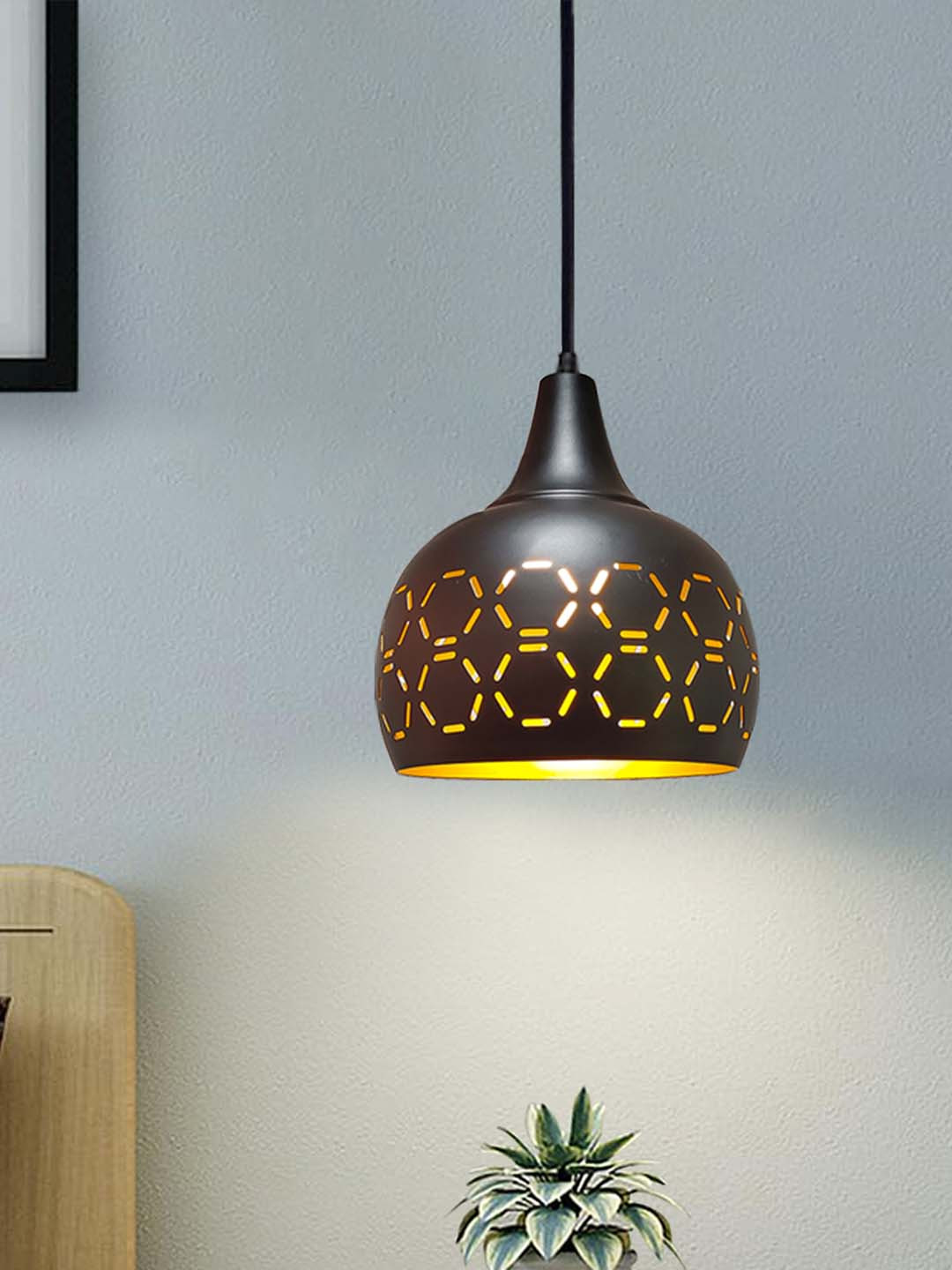 Homesake Black Metal Ceiling Lamps