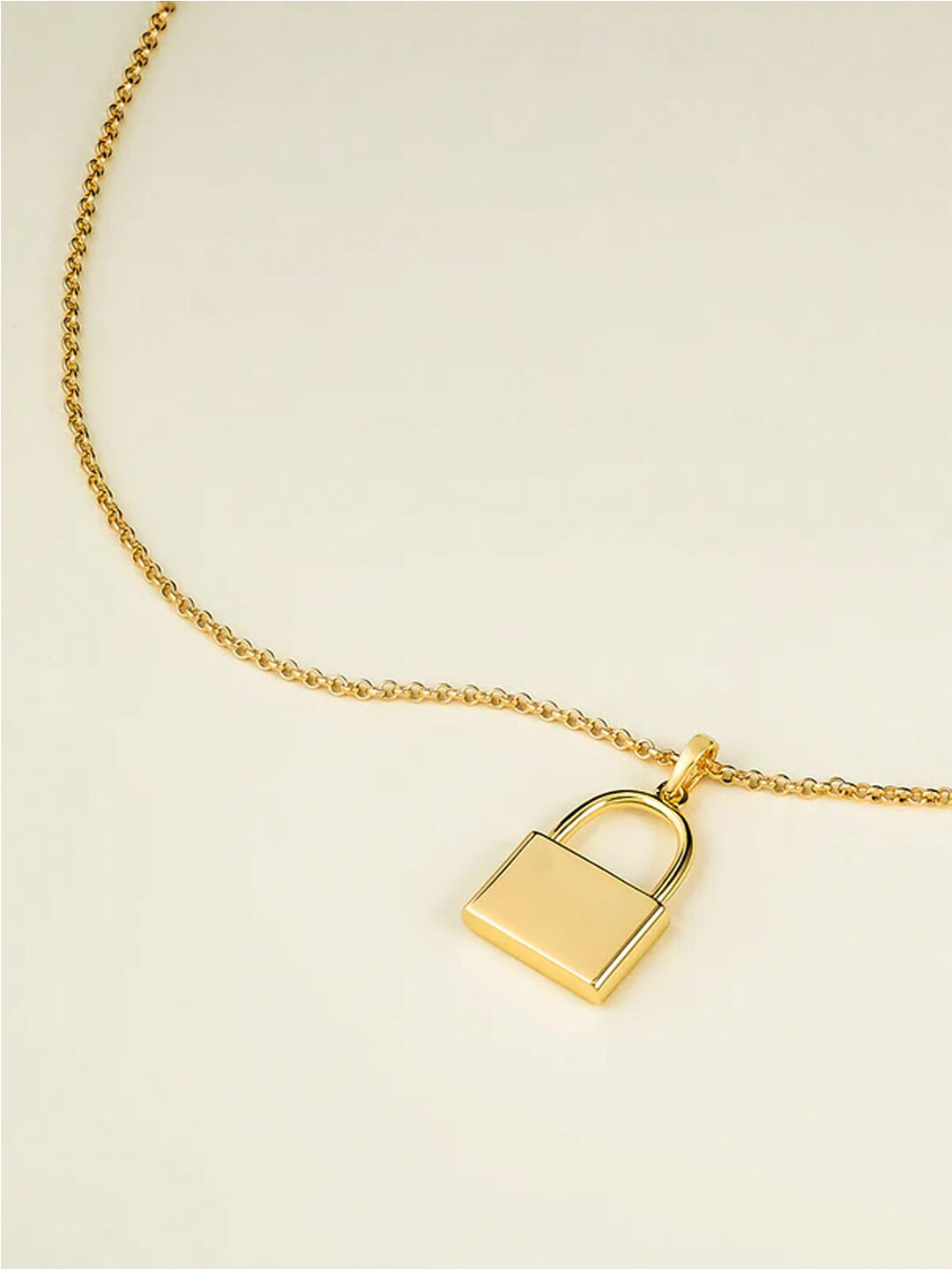 OOMPH Lock Shaped Charm Anklet