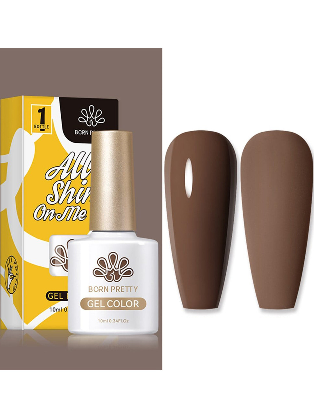 BORN PRETTY All Shine On Me Nail Gel Polish - 10ml - Silky White Series CG083