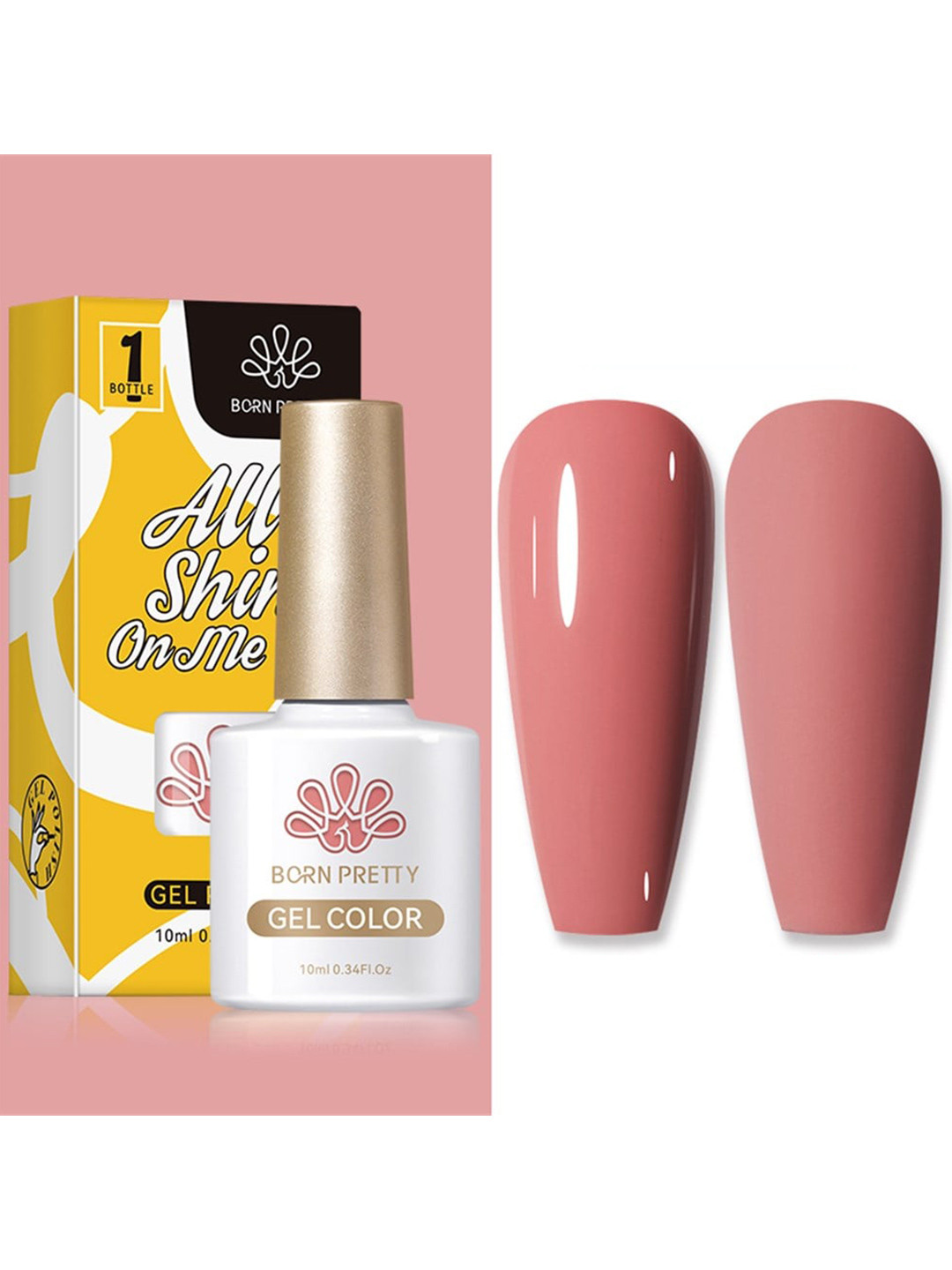 BORN PRETTY Silky White Series All Shine On-Me UV Gel Nail Polish 10ml - Shade CG069