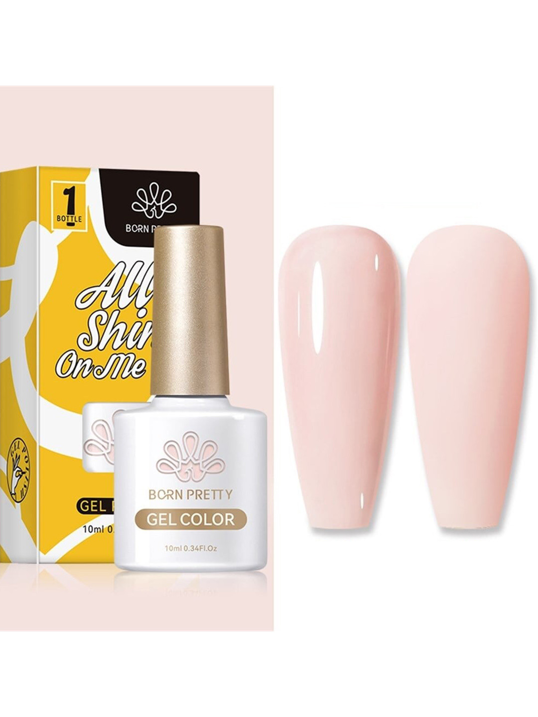 BORN PRETTY Silky White Series All Shine On-Me UV Gel Nail Polish 10ml - Shade CG006