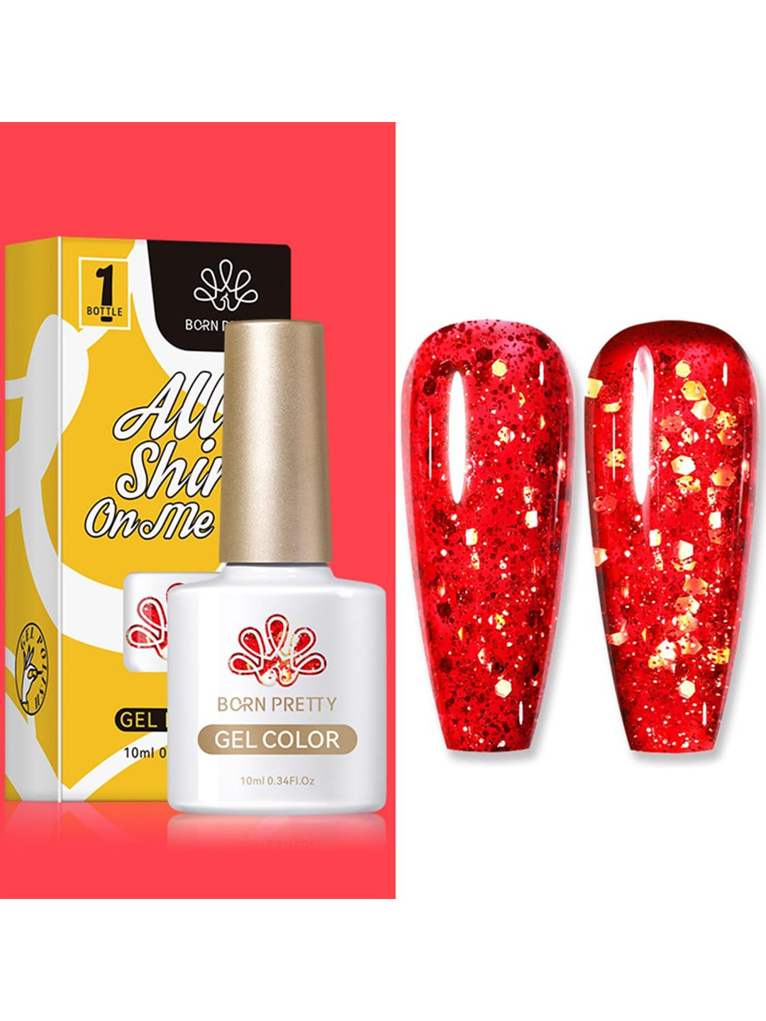 BORN PRETTY Silky White Series All Shine On-Me UV Gel Nail Polish 10ml - Shade CG119