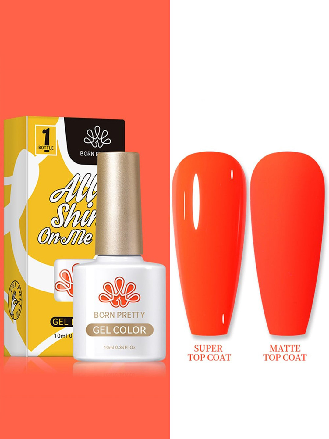 BORN PRETTY Silky White Series All Shine On-Me UV Gel Nail Polish 10ml - Shade CG097