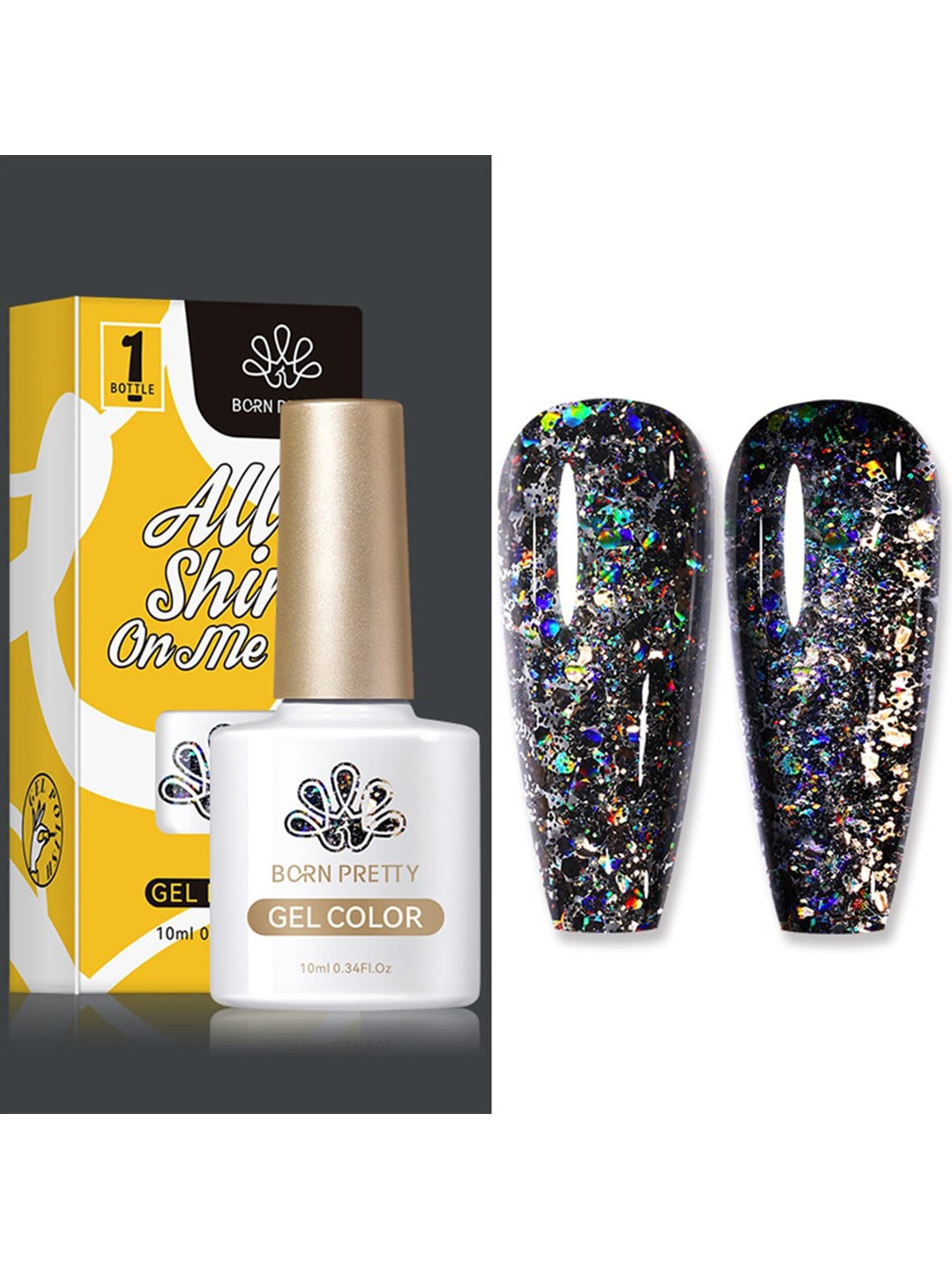 BORN PRETTY Silky White Series All Shine On-Me UV Gel Nail Polish 10ml - Shade CG118