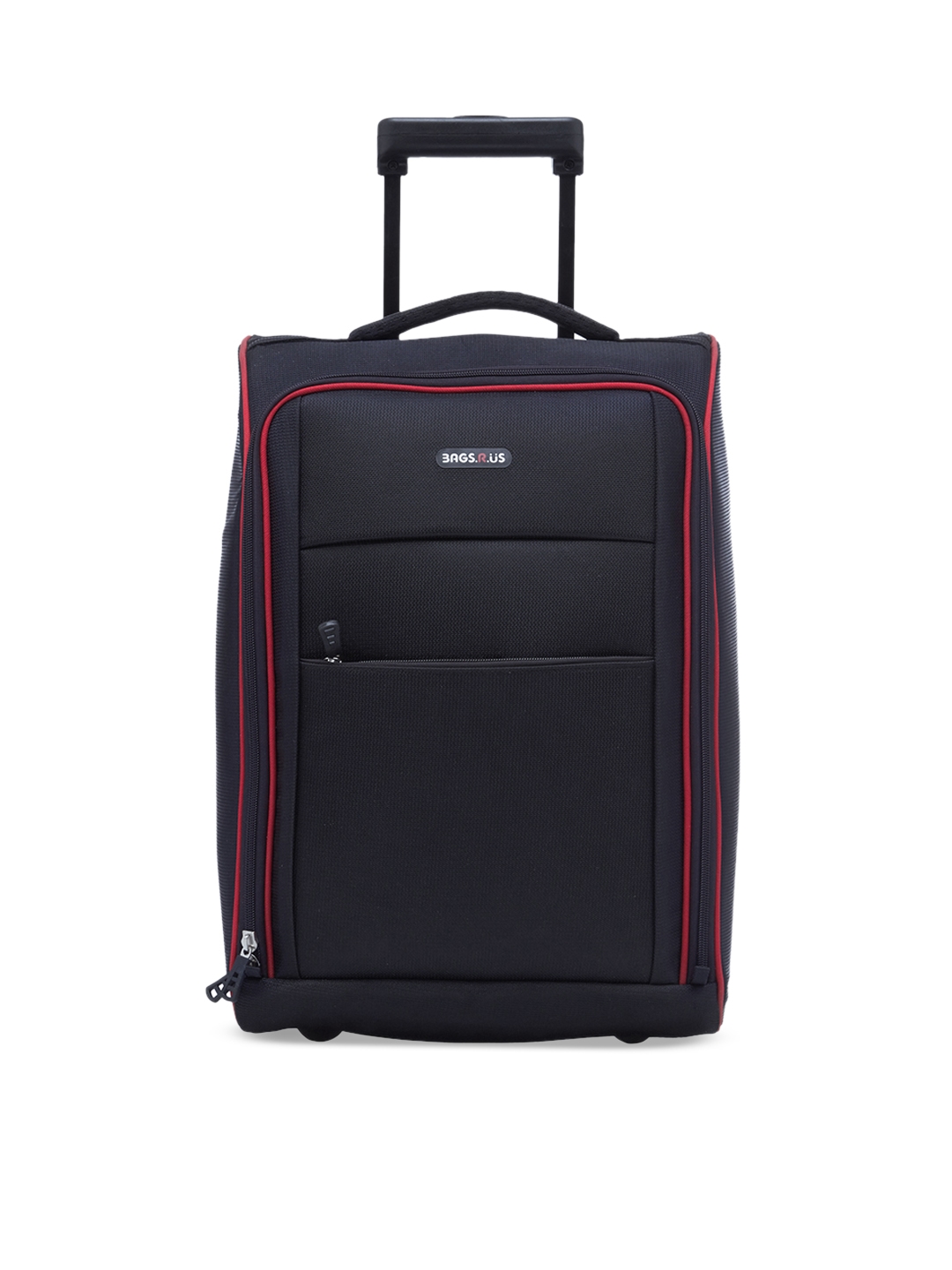 Bags.R.us Unisex Black 36L Cabin Luggage Overnight Travel Trolley Bag