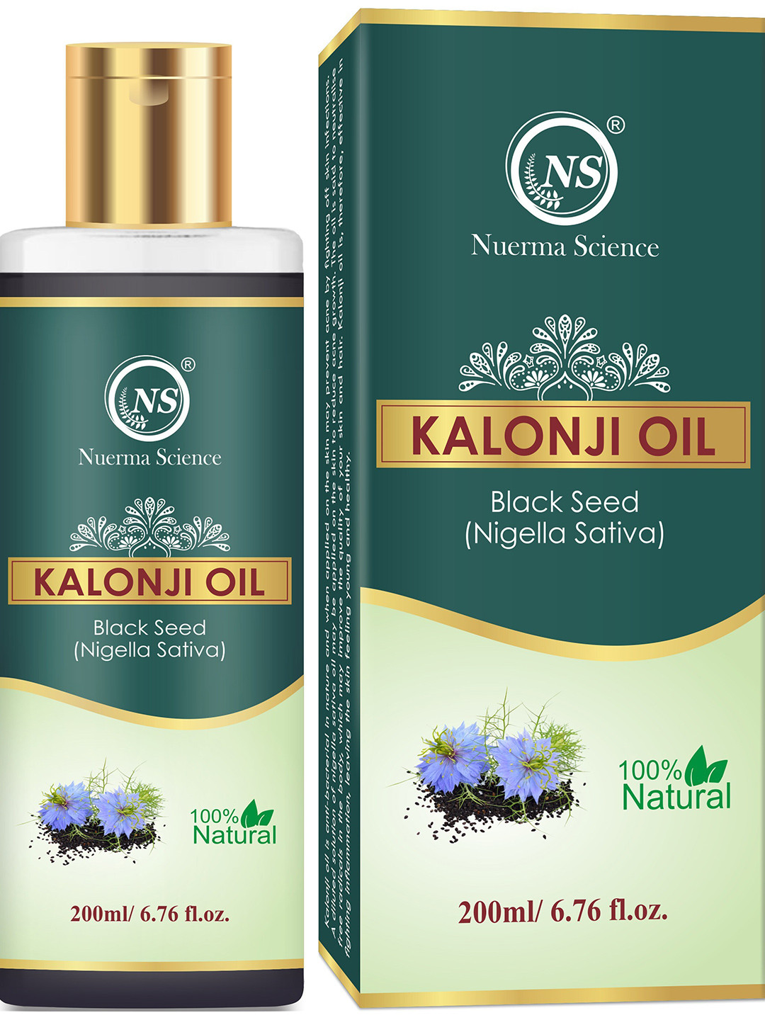 Nuerma Science Kalonji Oil With Black Seed - 200ml