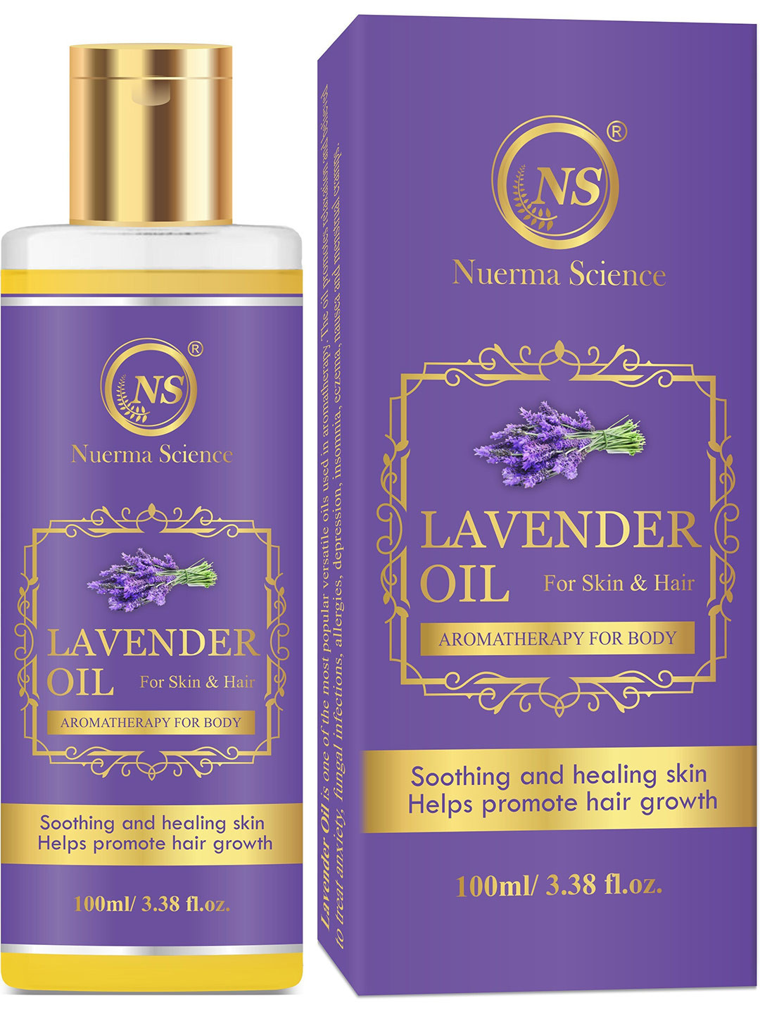 Nuerma Science Lavender Oil for Skin & Hair - 100 ml