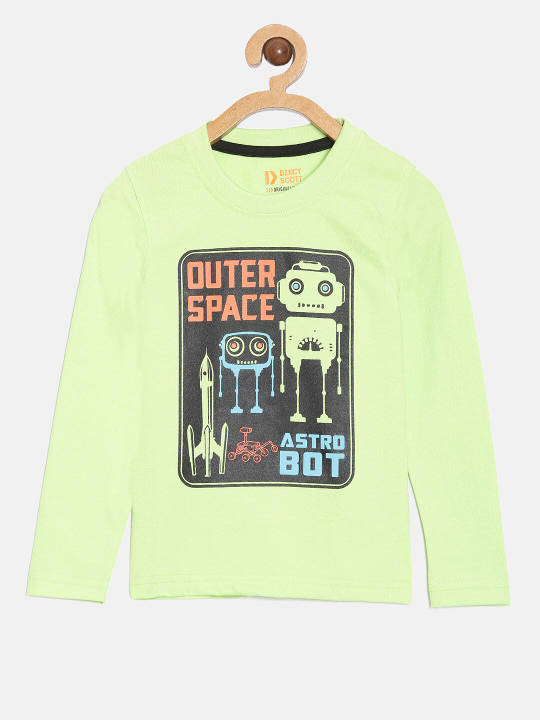 DIXCY SCOTT Boys Printed Round Neck Regular Fit T-shirt
