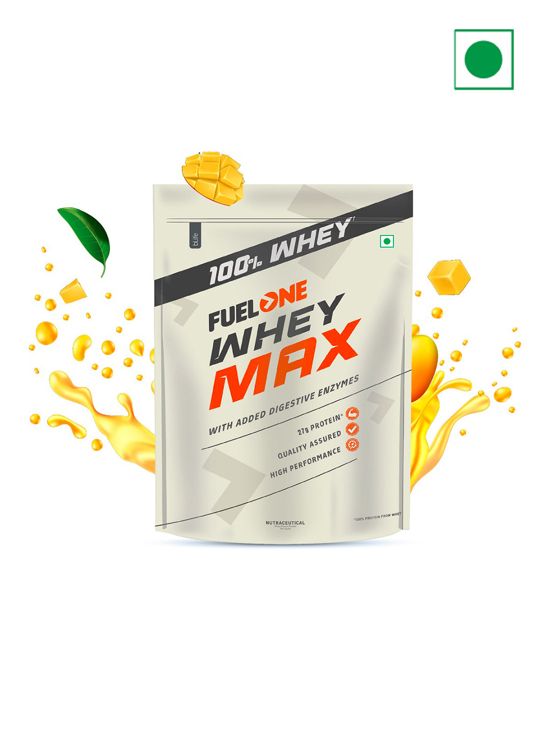FUEL ONE Whey Protein Max Pouch Pack 1Kg