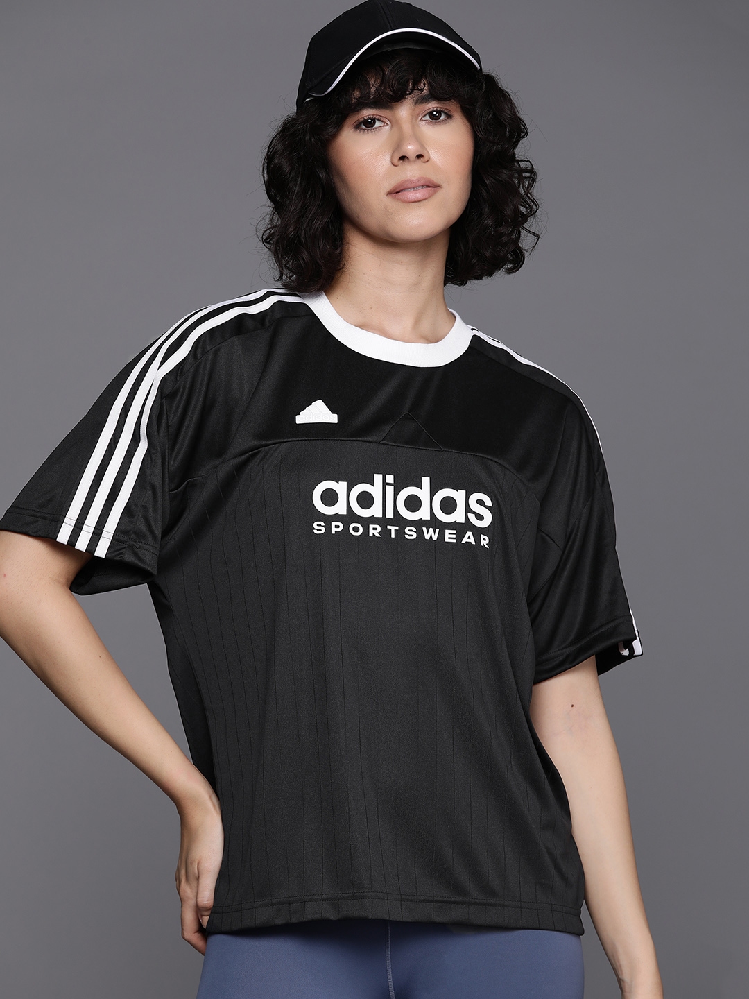 ADIDAS Women Brand Logo Printed Relaxed Fit TIRO T Shirt - Tshirts for Women 26763692 | Myntra