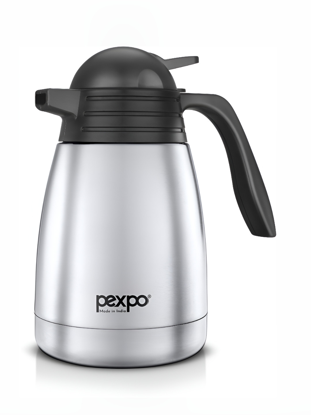 Pexpo Cosmo Silver Thermosteel ISI Certified Hot & Cold Insulated Flask Carafe 600ml
